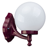 Globe Luxe Lighting Quinlan Powder-Coated Die-Cast Aluminium Outdoor Wall Light
