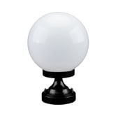 Globe Luxe Lighting Quinlan Powder-Coated Die-Cast Aluminium Post Top Light
