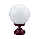 Globe Luxe Lighting Quinlan Powder-Coated Die-Cast Aluminium Post Top Light