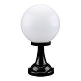 Globe Luxe Lighting Quinlan Powder-Coated Die-Cast Aluminium Large Post Top Light
