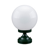 Globe Luxe Lighting Quinlan Powder-Coated Die-Cast Aluminium Post Top Light