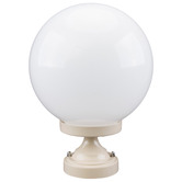 Globe Luxe Lighting Quinlan Powder-Coated Die-Cast Aluminium Post Top Light