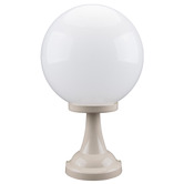 Globe Luxe Lighting Quinlan Powder-Coated Die-Cast Aluminium Large Post Top Light