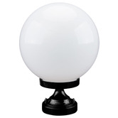 Globe Luxe Lighting Quinlan Powder-Coated Die-Cast Aluminium Post Top Light