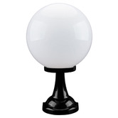 Globe Luxe Lighting Quinlan Powder-Coated Die-Cast Aluminium Large Post Top Light