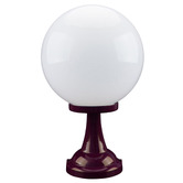 Globe Luxe Lighting Quinlan Powder-Coated Die-Cast Aluminium Large Post Top Light