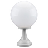 Globe Luxe Lighting Quinlan Powder-Coated Die-Cast Aluminium Large Post Top Light