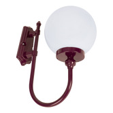 Globe Luxe Lighting Prescot Powder-Coated Die-Cast Aluminium Outdoor Wall Light