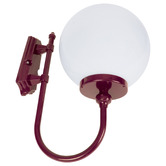 Globe Luxe Lighting Prescot Powder-Coated Die-Cast Aluminium Outdoor Wall Light