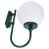 Globe Luxe Lighting Prescot Powder-Coated Die-Cast Aluminium Outdoor Wall Light