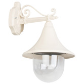 Globe Luxe Lighting Tavira Powder-Coated Die-Cast Aluminium Straight Outdoor Wall Light