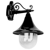 Globe Luxe Lighting Tavira Powder-Coated Die-Cast Aluminium Straight Outdoor Wall Light