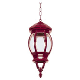 Globe Luxe Lighting Loxley Powder-Coated Die-Cast Aluminium Outdoor Pendant Light
