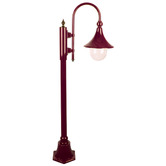 Globe Luxe Lighting Tavira Powder-Coated Die-Cast Aluminium Lamp Post