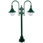 Globe Luxe Lighting Tavira Powder-Coated Die-Cast Aluminium 2-Light Lamp Post