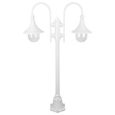 Globe Luxe Lighting Tavira Powder-Coated Die-Cast Aluminium 2-Light Lamp Post