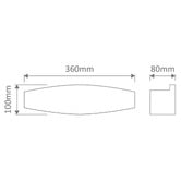 Globe Luxe Lighting Nila Ceramic Wall Sconce
