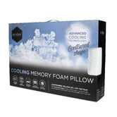 Ardor Cooling Memory Foam Liv Contoured Pillow