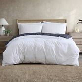 Ardor Indigo Stripe Auden Cotton Quilt Cover Set