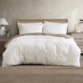 Ardor Stone Stripe Auden Cotton Quilt Cover Set