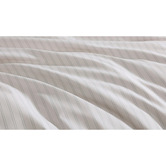 Ardor Oatmeal Stripe Jaden Yarn-Dyed Jacquard Quilt Cover Set