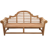 Cottage &amp; Castle Gianna Teak Wood Bench Seat