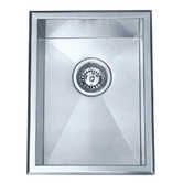 ECT Global Impact 340mm Single Stainless Steel Kitchen Sink