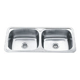 ECT Global Lavassa 1160mm Double Stainless Steel Laundry Sink