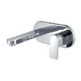 ECT Global Leena Chrome Bath/Basin Wall Mixer Set