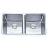 ECT Global Impact 1160mm Double Stainless Steel Kitchen Sink