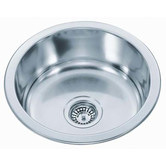 ECT Global Dante 440mm Single Stainless Steel Kitchen Sink