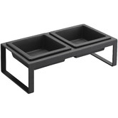 Yamazaki Yamazaki Tower Dual Pet Bowl on Stand