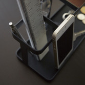 Yamazaki Yamazaki Metal &amp; Wood Tower Desk Organiser