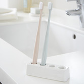 Yamazaki White Yamazaki Ceramic Toothbrush Holder