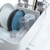 Yamazaki White Yamazaki Dish Drainer Basket