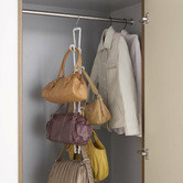 Yamazaki White Yamazaki Metal Joint Bag Holder