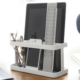Yamazaki White Tower Tablet &amp; Remote Control Rack