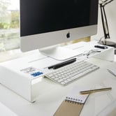 Yamazaki White Tower Monitor Stand