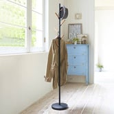 Yamazaki Yamazaki Pole Metal &amp; Wood Coat Rack