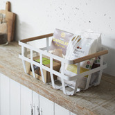 Yamazaki Tosca Dual-Handle Storage Basket