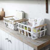Yamazaki Tosca Dual-Handle Storage Basket