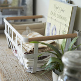 Yamazaki Tosca Dual-Handle Storage Basket