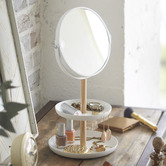 Yamazaki White Tosca Mirror with Tray