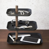 Yamazaki Rin 3 Tier Rotating Accessory Tray