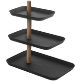 Yamazaki Rin 3 Tier Rotating Accessory Tray