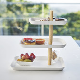 Yamazaki Rin 3 Tier Rotating Accessory Tray