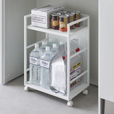 Yamazaki Tower 2 Tier Storage Trolley