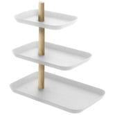 Yamazaki Rin 3 Tier Rotating Accessory Tray