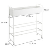 Yamazaki Tower Storage Trolley
