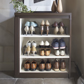 Yamazaki Hudson Extendable Steel Shoe Rack